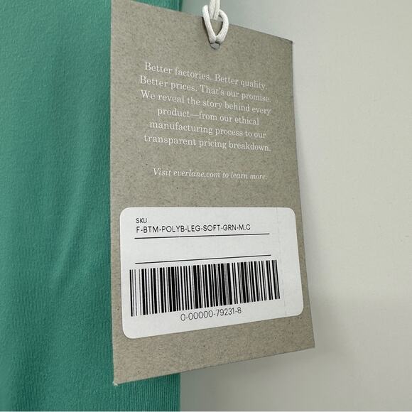 Everlane The Perform 24/7 Ankle Leggings in Soft Green XS & M NEW - Picture 8 of 11